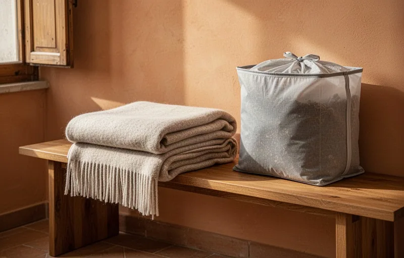 Guide to the care and storage of a pure wool blanket